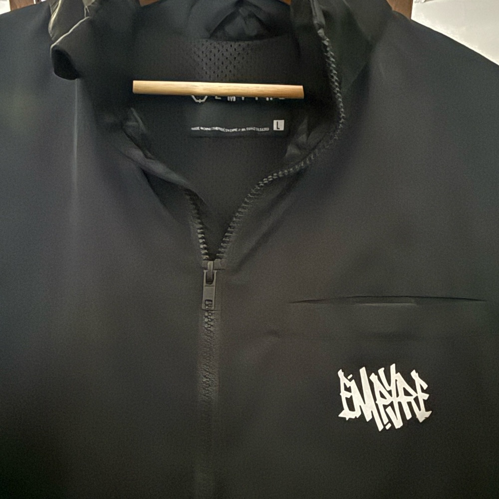 Empyre Black Windbreaker Jacket - image 2